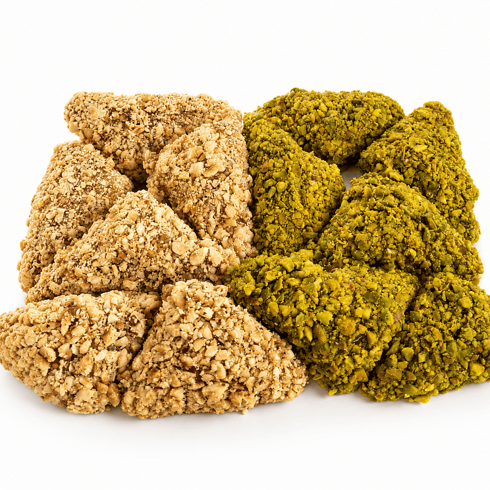 Fındıklı ve Antep Fıstıklı Karışık Pestil Muska 450 GR