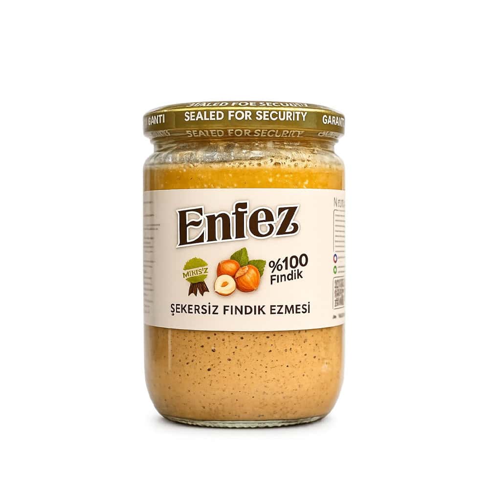 Şekersiz Fındık Ezmesi 550 gr