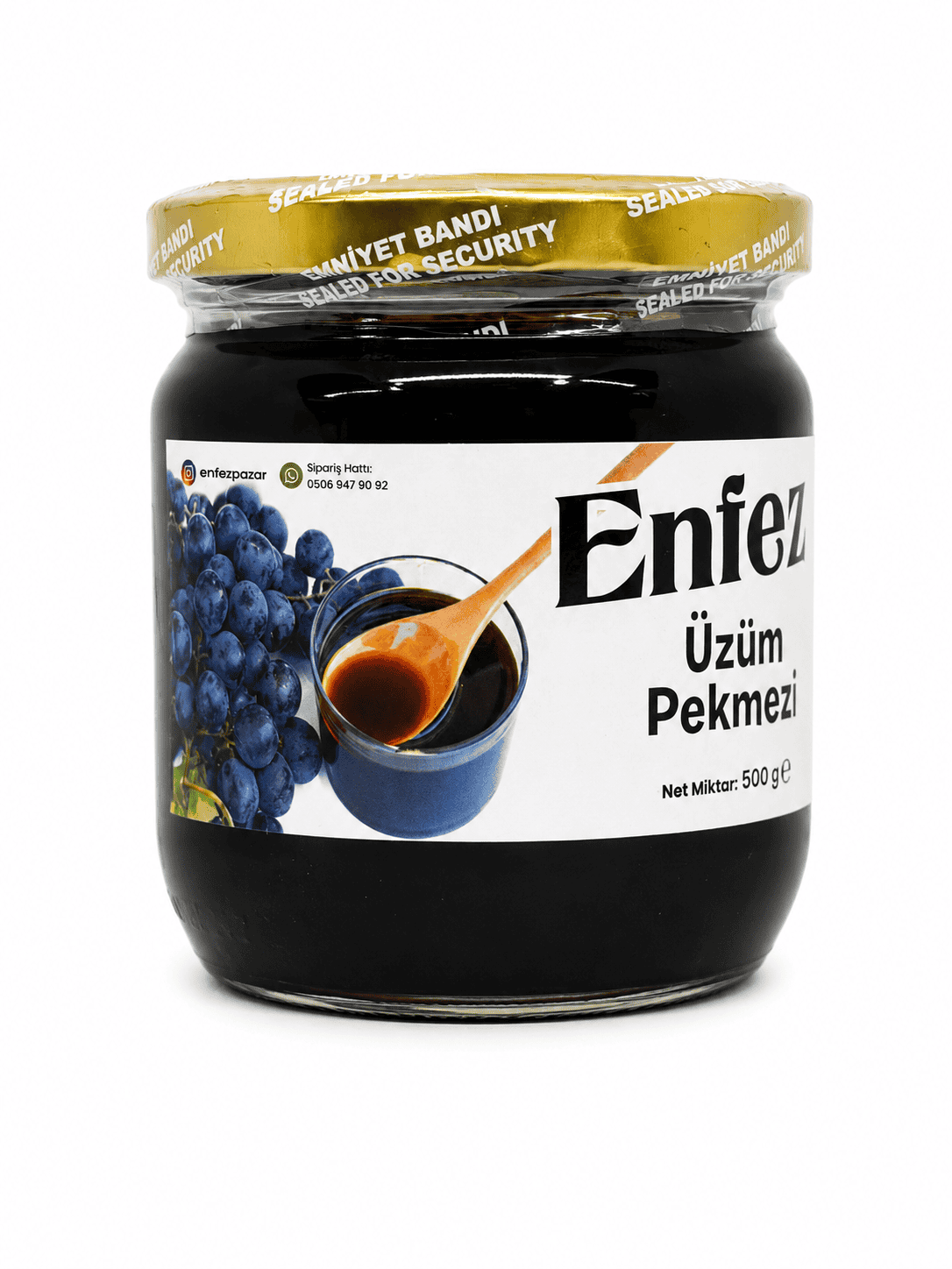 Kara Üzüm Pekmezi 500 GR (siyah üzüm)